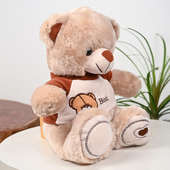 Beige Bear Plush Toy - Valentines Day Soft Toys Gift