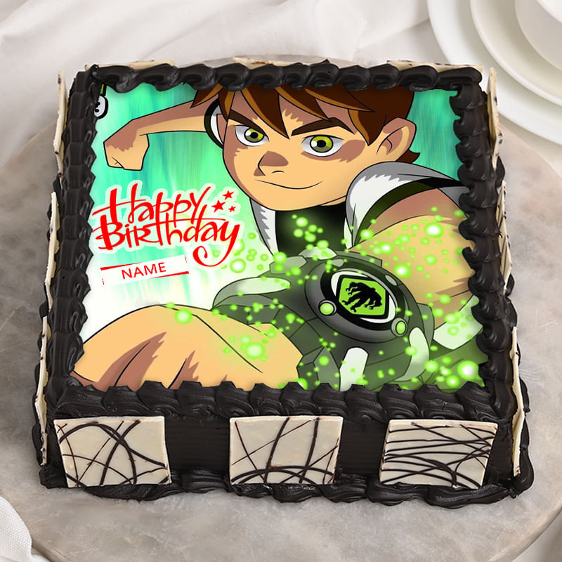 Ben 10 Photo Cake For Kids