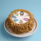 Labubu Dolls Bento Cake