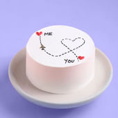 Connected Hearts Bento Cake