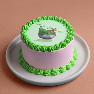 Matcha Mood Bento Cake