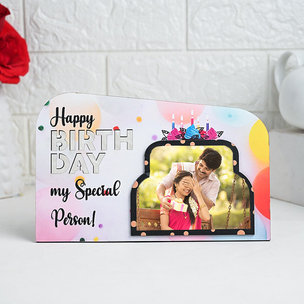 Bespoke Personalised Birthday Photo Frame
