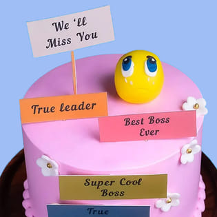 Best Boss Farewell Cake