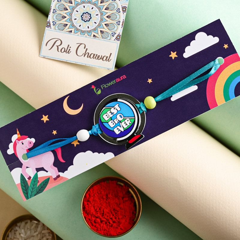 Order Fancy rakhi for Kids online - Best Bro Ever Rakhi