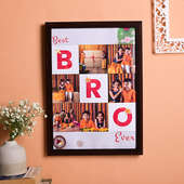 Send Best Bro Photo Frame in India - Personalised Rakhi Online