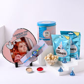 Best Bro Rakhi With Sweet N Savoury Delights N Photo Tile