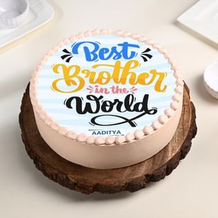 Best Brother Personalised Cake