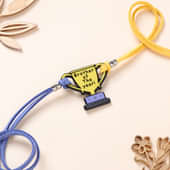 Best Brother Trophy Rakhi