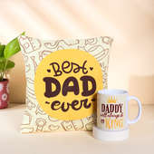 Best Dad Cushion And Mug Combo