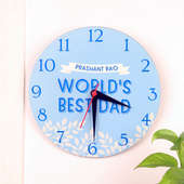 Best Dad Customised Clock