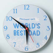 Best Dad Customised Clock