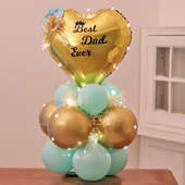 Best Dad Ever Balloons Bouquet