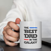 Best Dad In Galaxy Ceramic Mug