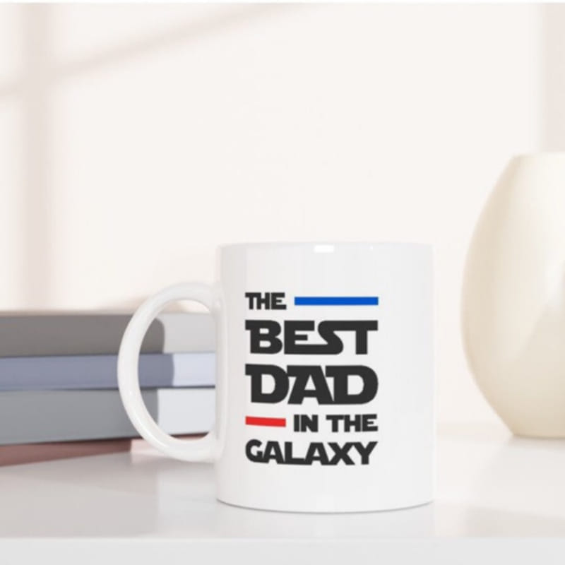 Best Dad In Galaxy Ceramic Mug