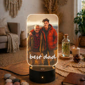 Best Dad Led Photo Lamp