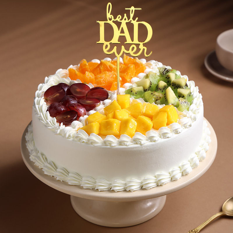 Best Dad Tropical Fruit Cake