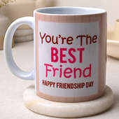 Front view of Best Friend mug Gift