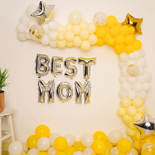 Best Mom Balloon Decor