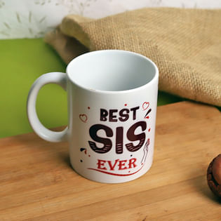 Custom Coffee Mug- Best sister mug