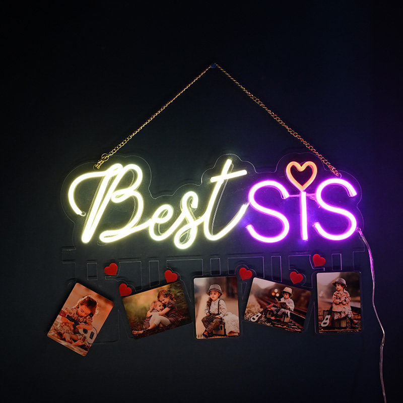 Best Sis Neon Light Gift for sister