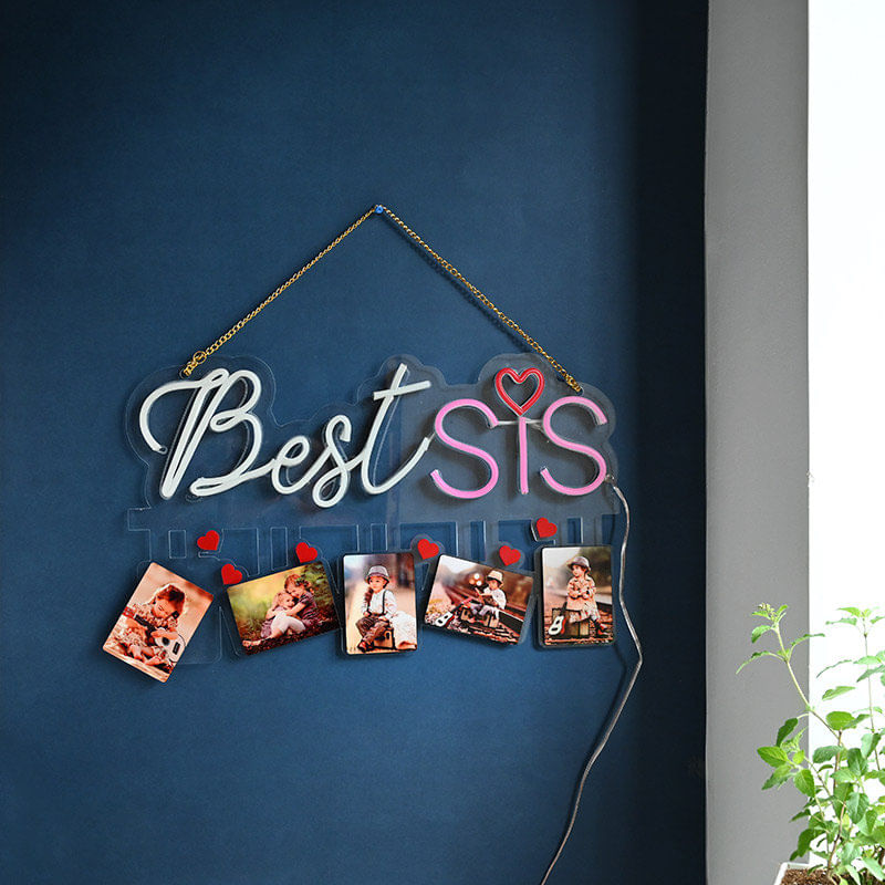 Best Sis Neon Light- Gift for sister