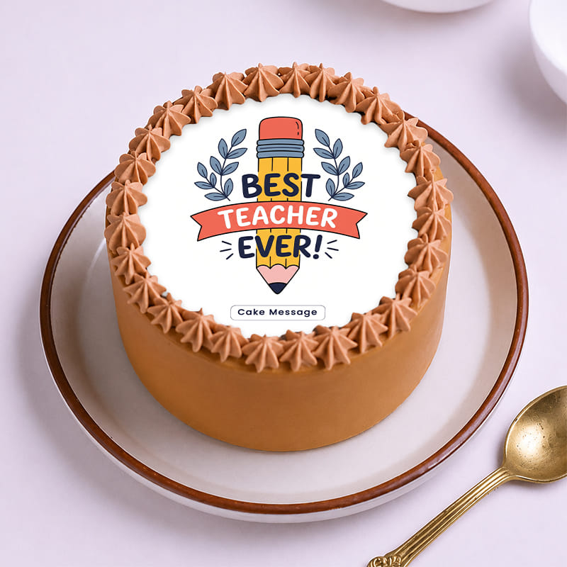 Best Teacher Choco Bento Cake