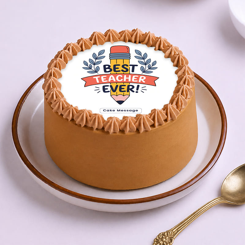 Best Teacher Choco Bento Cake