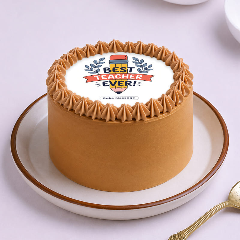 Best Teacher Choco Bento Cake