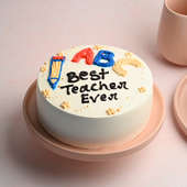Best Teacher Ever Alphabet Cake