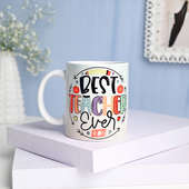Best Teacher Ever Mug: coffee mug gift for teacher