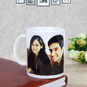 Customized Coffee Mugs for Friends with Front Sided View