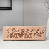 Best Mom Wooden Tabletop
