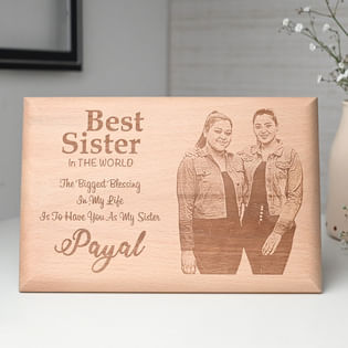 Best Sister Engraved Slate
