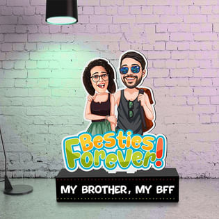 Bestie Forever Personalised Caricature