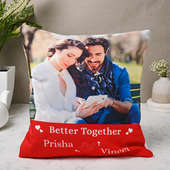 Better Together Personalised Printed Cushion
