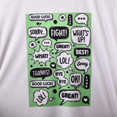White Printed T-shirt  in this Friendship Day