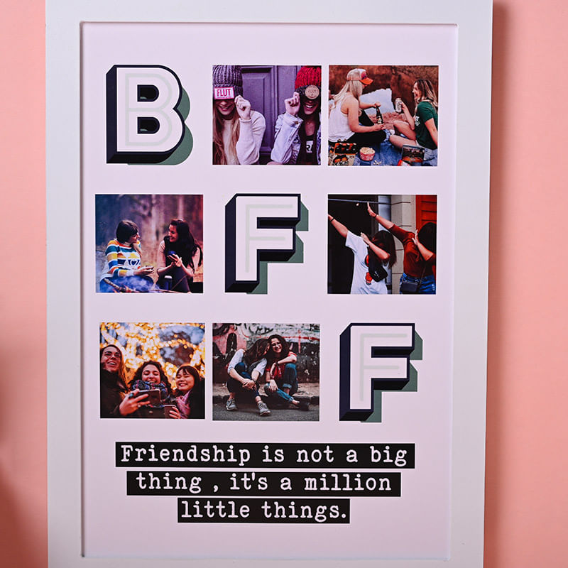 Front view of Bff Photo Frame 