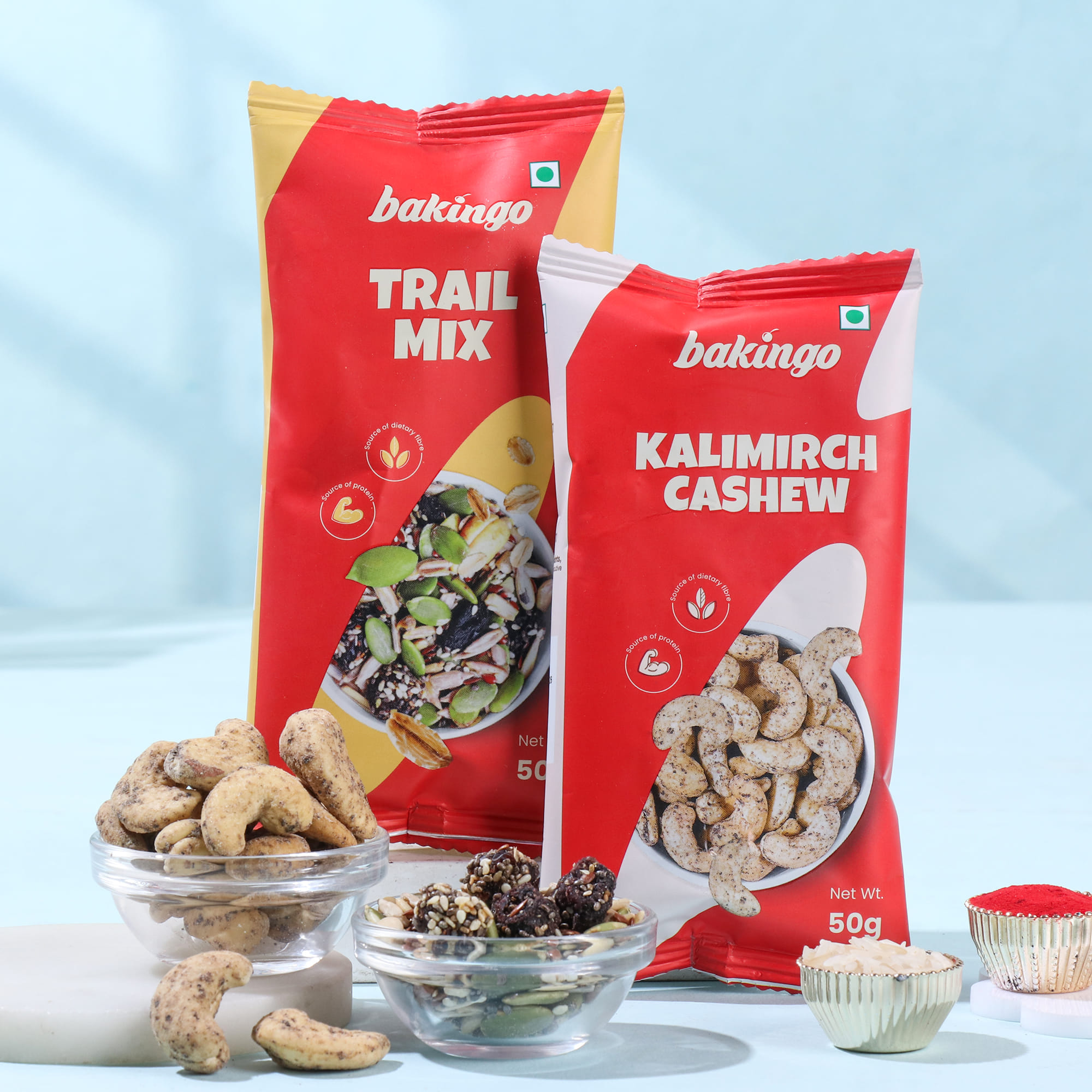 Bhai Bhabhi Evil Eye Rakhi With Festive Snacks