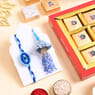 Bhai Bhabhi Evil Eye Rakhi With Mewa Bites