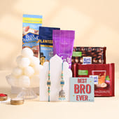 Bhai Bhabhi Rakhi N Festive Treats Hamper
