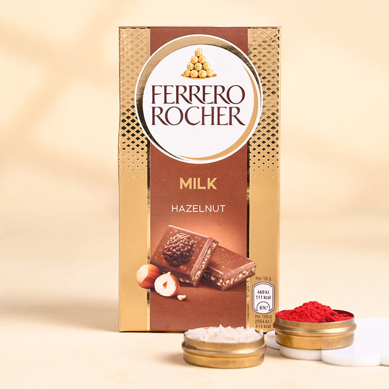Bhai Bhabhi Rakhis With Ferrero Rocher Chocolates