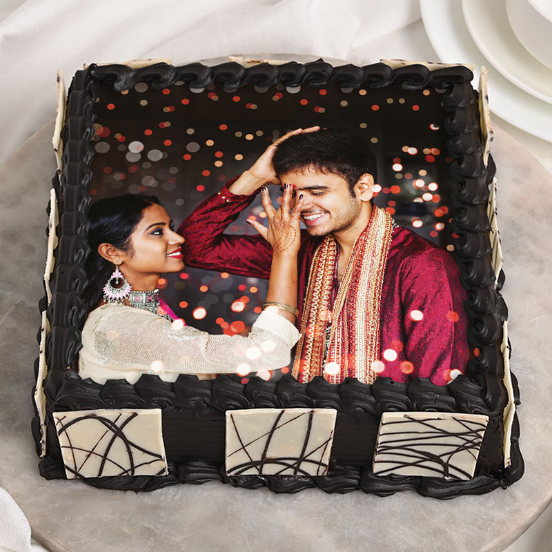 Bhai Dooj Bliss Choco Photo Cake