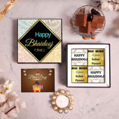 Bhai Dooj Chocolates N Greeting Gift Box