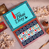 Bhai Dooj Greeting N Chocolate Gift Box