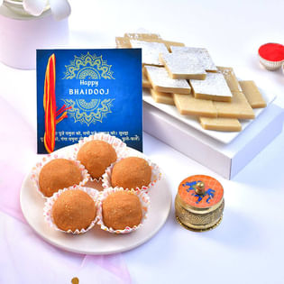 Bhai Dooj Sweet Blessings Hamper