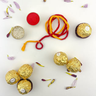 Bhai Dooj Thread With Chocolates