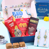 Bhaiya Bhabhi Designer Rakhi With Festive Treats