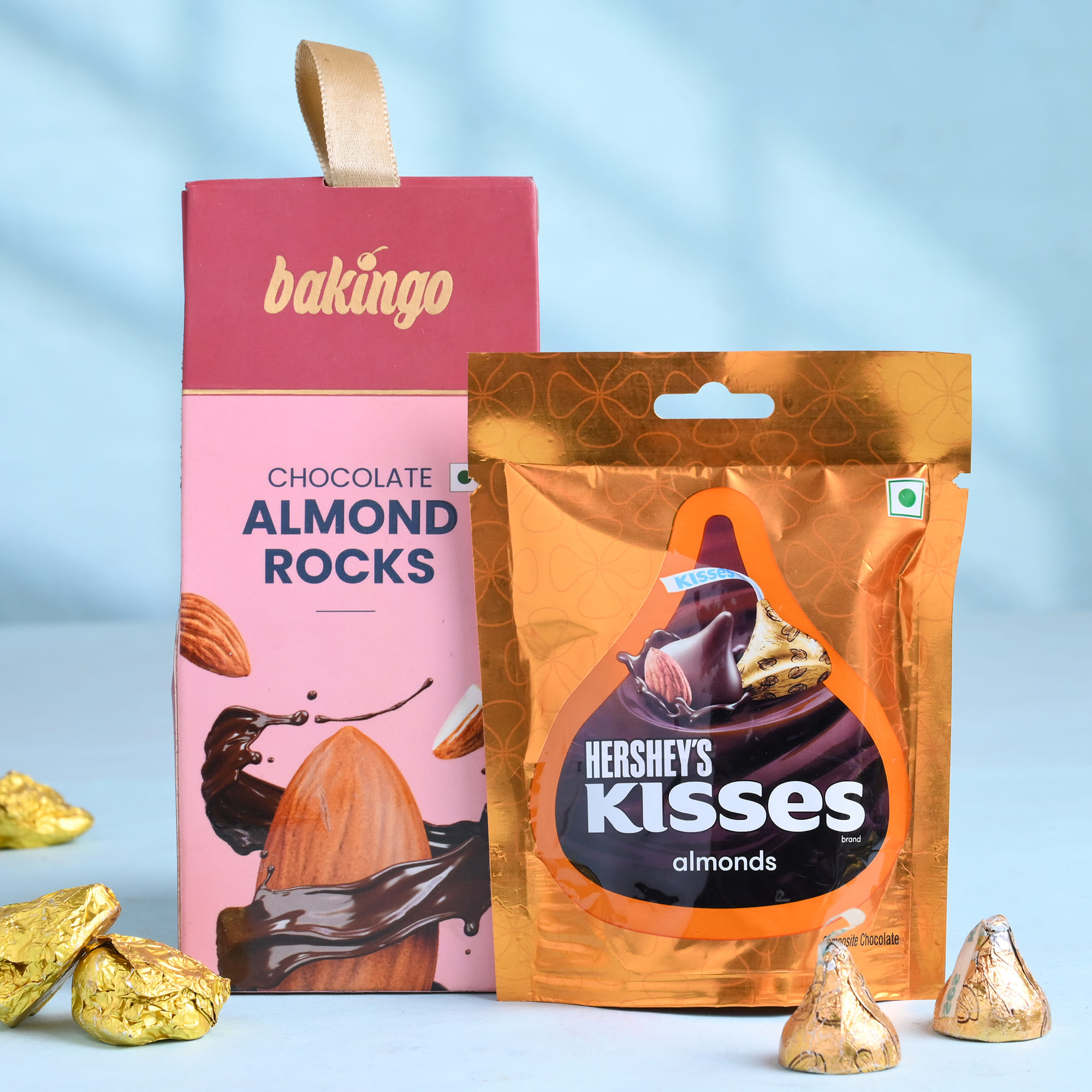 Bhaiya Bhabhi Elephant Rakhis With Choco Almonds