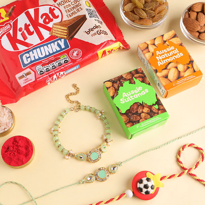 Bhaiya Bhabhi N Kids Rakhi With Munchies