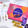 Bhaiya Bhabhi Peacock Rakhi N Chocolate Pack